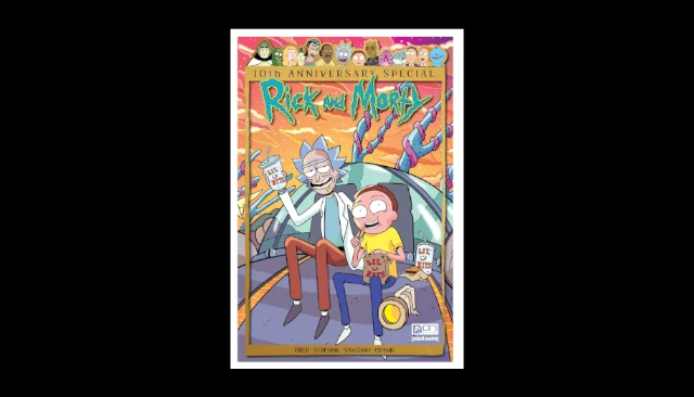 Rick and Morty 10 Year anniversary comic