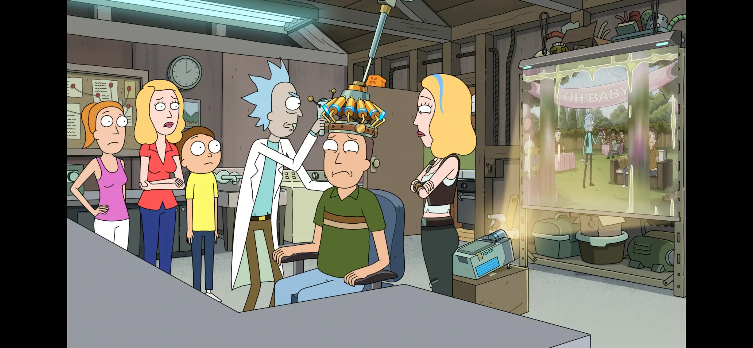 Rick extracts Memory Rick from Jerry's brain (1:41)