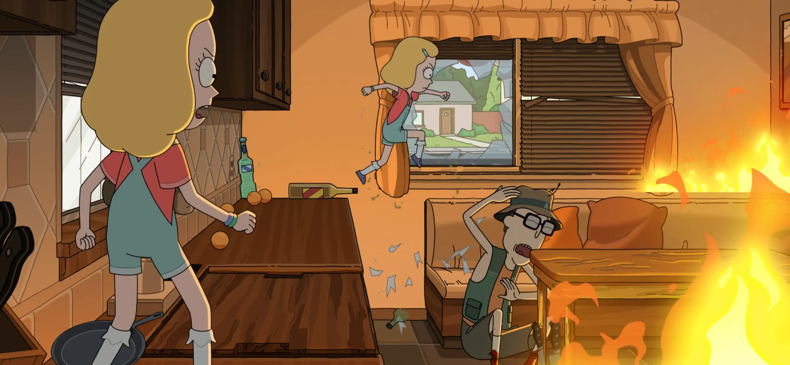 Beth and Space Beth as children